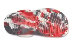 (GS) Crocs Classic Marmoreado Clogs ‘Branco Vermelho Cinza’