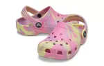 (GS) Crocs Classic Marmoreado Clogs ‘Rosa Amarelo’