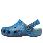 (GS) Crocs Classic Mossy Oak Coastal Clogs ‘Azul’