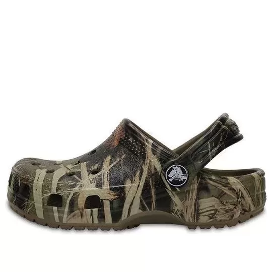 (GS) Crocs Classic Realtree Clogs ‘Olive Bege’