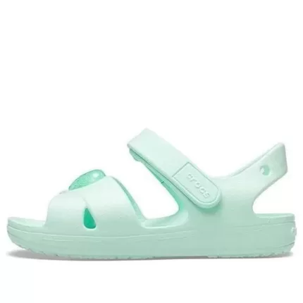 (GS) Crocs Classic Sandálias Cross-Strap ‘Mint Green’