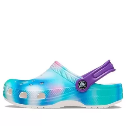 (GS) Crocs Classic Solarizado Clogs ‘Azul Verde Roxo’