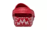 (GS) Crocs Classic Suéter de férias Clogs ‘Vermelho Branco’