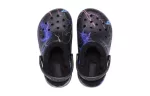 (GS) Crocs Classic Tamanco Fuzz-Lined ‘Black Lightning’