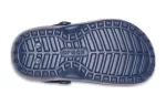 (GS) Crocs Classic Tamanco com glitter forrado ‘Azul’