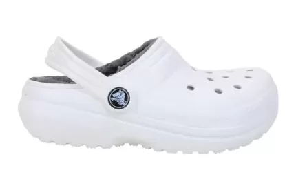 (GS) Crocs Classic Tamanco forrado ‘Branco’
