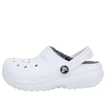 (GS) Crocs Classic Tamanco forrado ‘Branco’