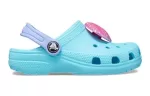 (GS) Crocs Classic Tamanco todo terreno ‘Digital Aqua Pink’