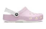 (GS) Crocs Classic Todo-o-terreno Clogs ‘Rosa Branco’