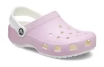 (GS) Crocs Classic Todo-o-terreno Clogs ‘Rosa Branco’