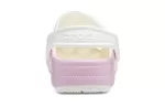 (GS) Crocs Classic Todo-o-terreno Clogs ‘Rosa Branco’