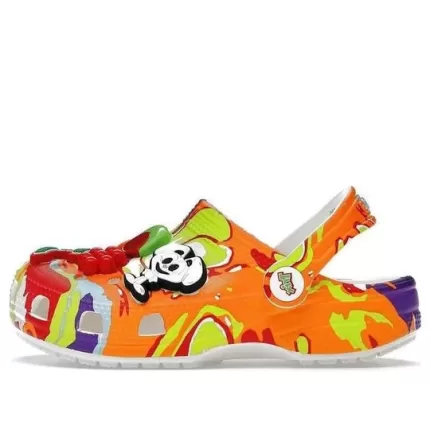 (GS) Crocs Classic Trix Clogs ‘Laranja Multi’
