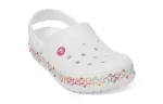 (GS) Crocs Colar elástico Crocband Clog ‘White Multi’