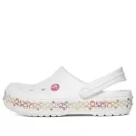 (GS) Crocs Colar elástico Crocband Clog ‘White Multi’