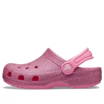 (GS) Crocs Crocband Classic Glitter Clogs ‘Rosa’