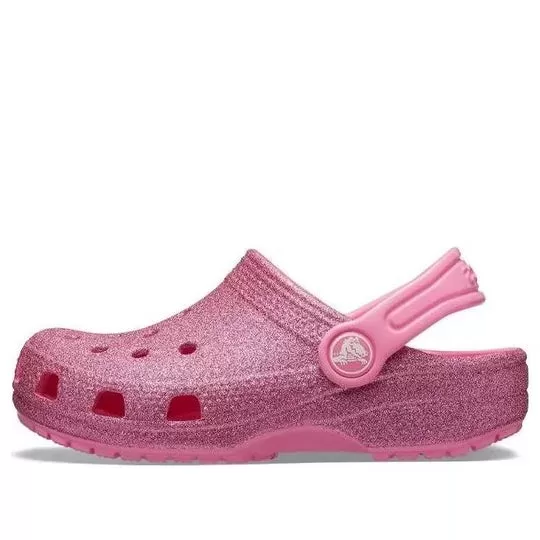 (GS) Crocs Crocband Classic Glitter Clogs ‘Rosa’