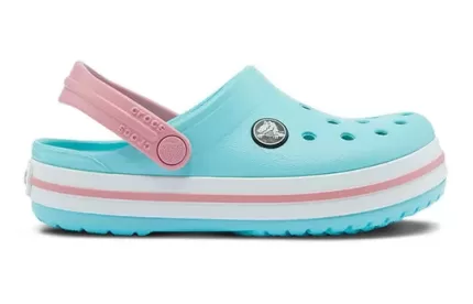 (GS) Crocs Crocband Clogs K ‘Azul Branco’