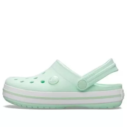 (GS) Crocs Crocband Clogs ‘Mint Verde Branco’