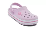 (GS) Crocs Crocband Clogs ‘Rosa Branco’