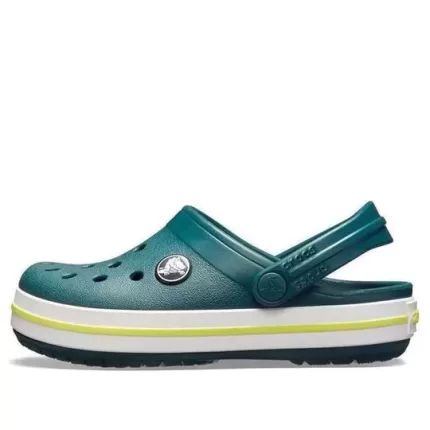 (GS) Crocs Crocband Clogs ‘Verde Branco’