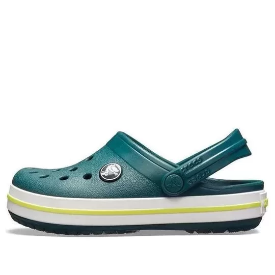 (GS) Crocs Crocband Clogs ‘Verde Branco’