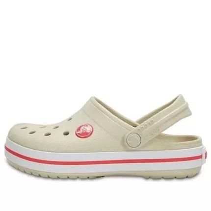 (GS) Crocs Crocband Clogs ‘Vermelho Bege’