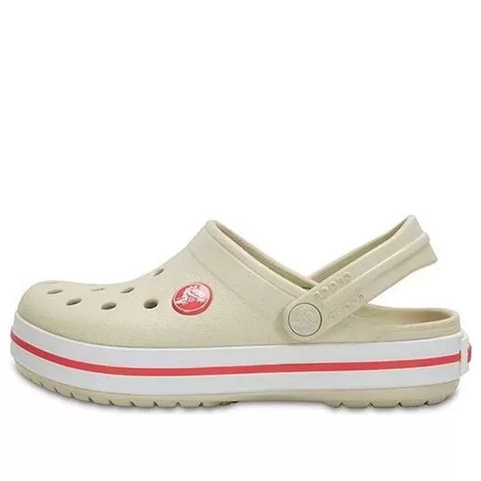 (GS) Crocs Crocband Clogs ‘Vermelho Bege’