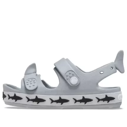 (GS) Crocs Crocband Cruiser Shark Sandálias ‘Grey’