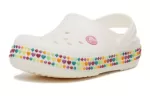 (GS) Crocs Crocband Gem Band Clogs ‘White Multi’