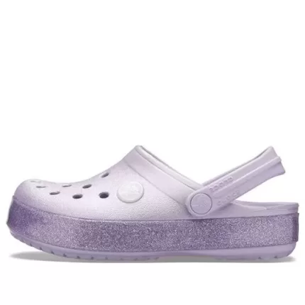(GS) Crocs Crocband Glitter Clogs ‘Roxo’