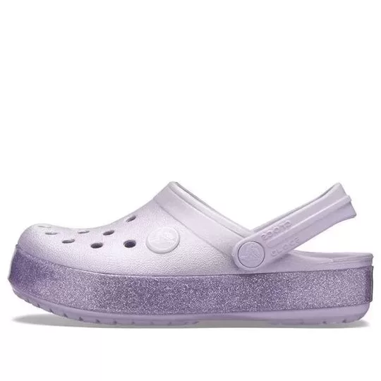 (GS) Crocs Crocband Glitter Clogs ‘Roxo’
