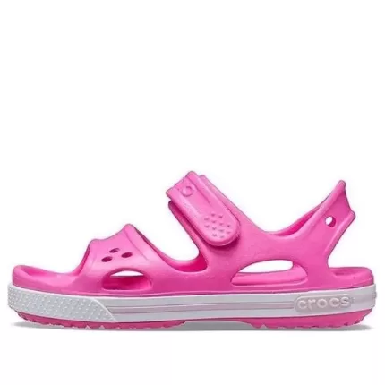 (GS) Crocs Crocband II Sandálias ‘Pink White’ 14854-6QQ