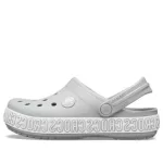 (GS) Crocs Crocband Logo Mania Clogs ‘Cinza Prata’