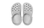 (GS) Crocs Crocband Logo Mania Clogs ‘Cinza Prata’