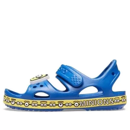 (GS) Crocs Crocband Minion Sandálias ‘Azul Amarelo’
