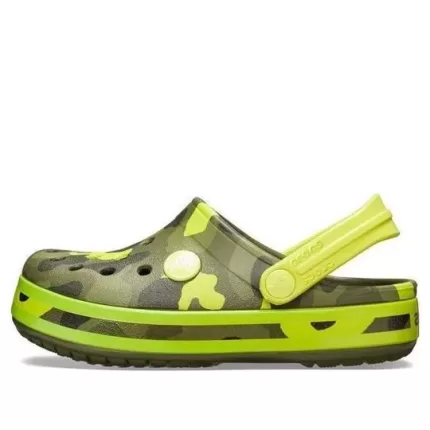 (GS) Crocs Crocband MultiGraphic Clogs ‘Verde Exército’