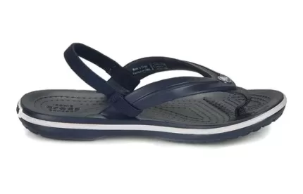 (GS) Crocs Crocband Slingback Strap Sandálias ‘Navy Black’