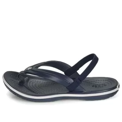 (GS) Crocs Crocband Slingback Strap Sandálias ‘Navy Black’