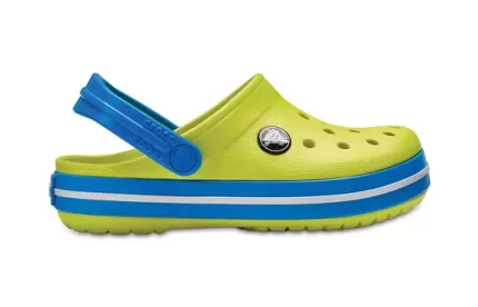 (GS) Crocs Crocband bico redondo Clogs ‘Amarelo Azul’