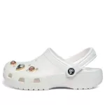 (GS) Crocs Crocs Classic Cristais Clogs ‘Branco’