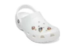 (GS) Crocs Crocs Classic Cristais Clogs ‘Branco’