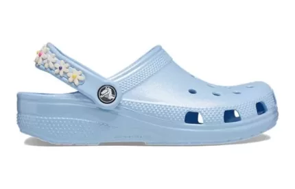 (GS) Crocs Daisy Chain Classic Clog ‘Blue Calcite’