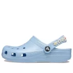 (GS) Crocs Daisy Chain Classic Clog ‘Blue Calcite’