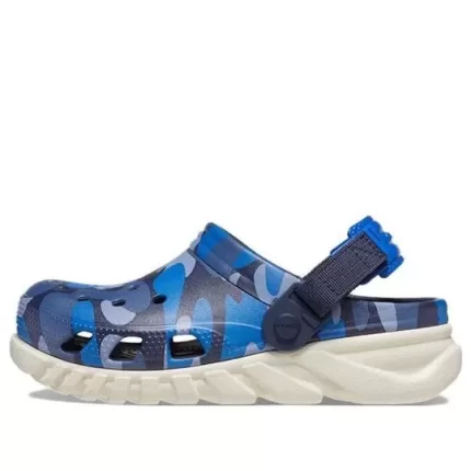 (GS) Crocs Duet Max 2 Camo Redux Clogs ‘Navy Stucco’