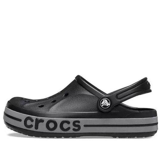 (GS) Crocs Faixa reflexiva Bayaband Clogs ‘Preto Cinza’