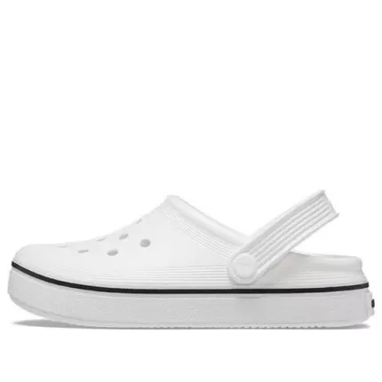 (GS) Crocs Fora da quadra Clogs ‘Branco’