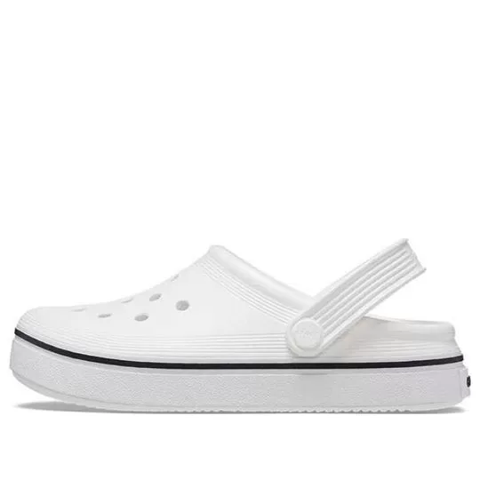 (GS) Crocs Fora da quadra Clogs ‘Branco’