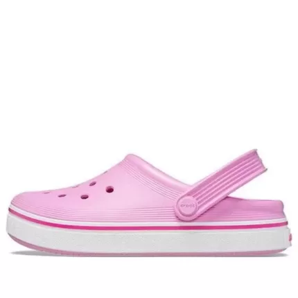 (GS) Crocs Fora da quadra Clogs ‘Taffy Pink’