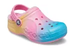 (GS) Crocs Forro estampado Baya Clogs ‘Pink Lemonade Multi’