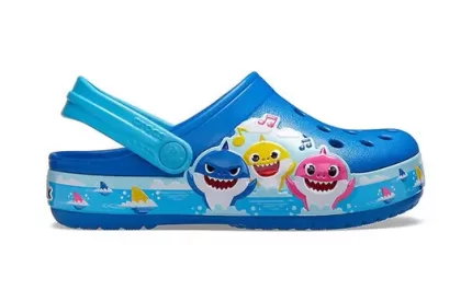 (GS) Crocs Fun Lab Baby Shark Band Clog ‘Azul’